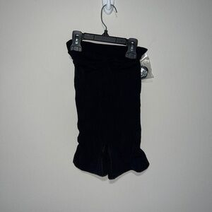 SKIMS SEAMLESS SCULPT STRAPLESS SHORTIE BODYSUIT ONYX BLACK SMALL